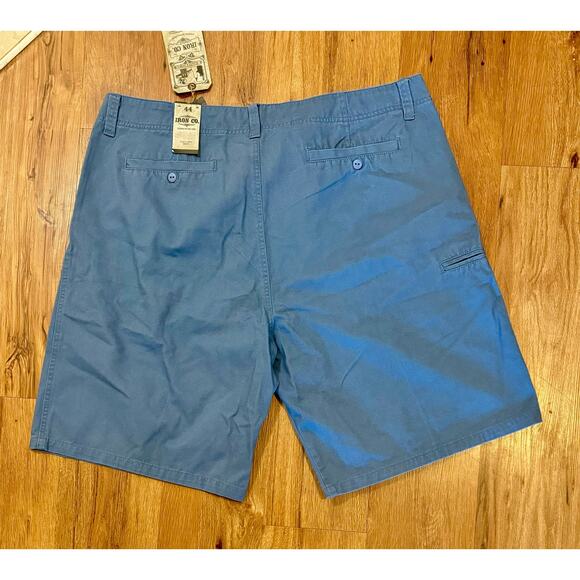 Iron Co. NWT mens size 44 cotton unique authentic Character blue shorts - Picture 2 of 4